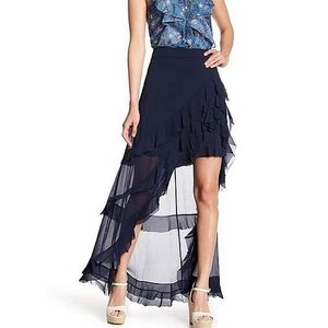 COPY - Alice + Olivia lavera Ruffle Crépon Skirt